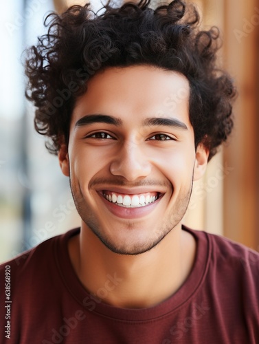 Attractive young man wearin...