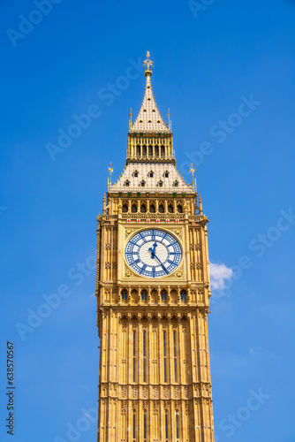 Big Ben clock in London  England