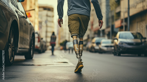 Prosthetic-Enabled Mobility © Andrii 