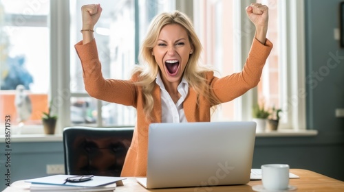 Successful entrepreneur cel...