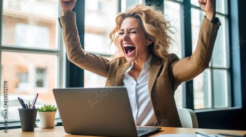 Successful entrepreneur cel...