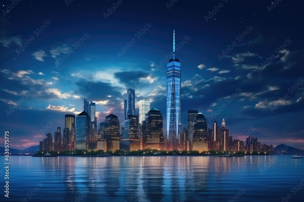 New York City's Twilight Majesty