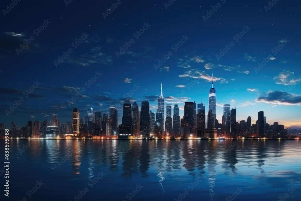 Twinkling Lights of New York Harbor Twinkling Lights of New York Harbor