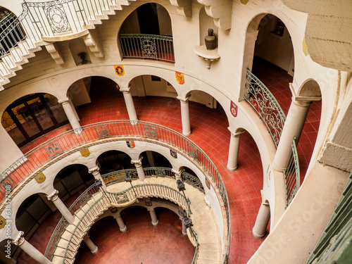 Circular levels of arches, Riverside California