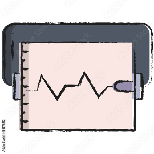 Hand drawn Seismometer icon