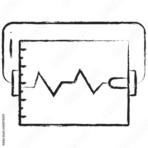 Hand drawn Seismometer icon