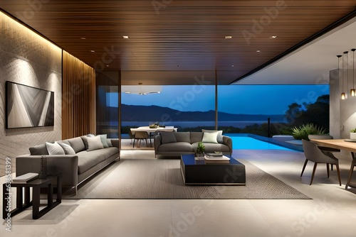 modern living room. © sarmad