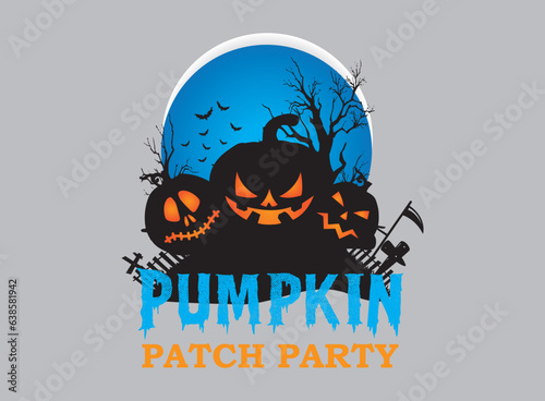 Happy Halloween Party Celebrations vector, Illustrations, art, clipart, T- Shirt Design