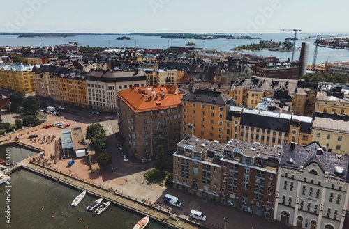 Wallpaper Mural Views of Helsinki, Finland by Drone Torontodigital.ca