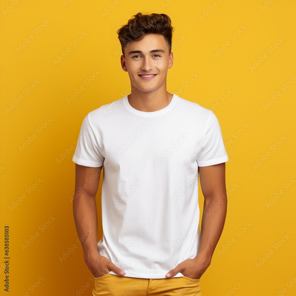 guy in basic white t-shirt guy in basic white t-shirt