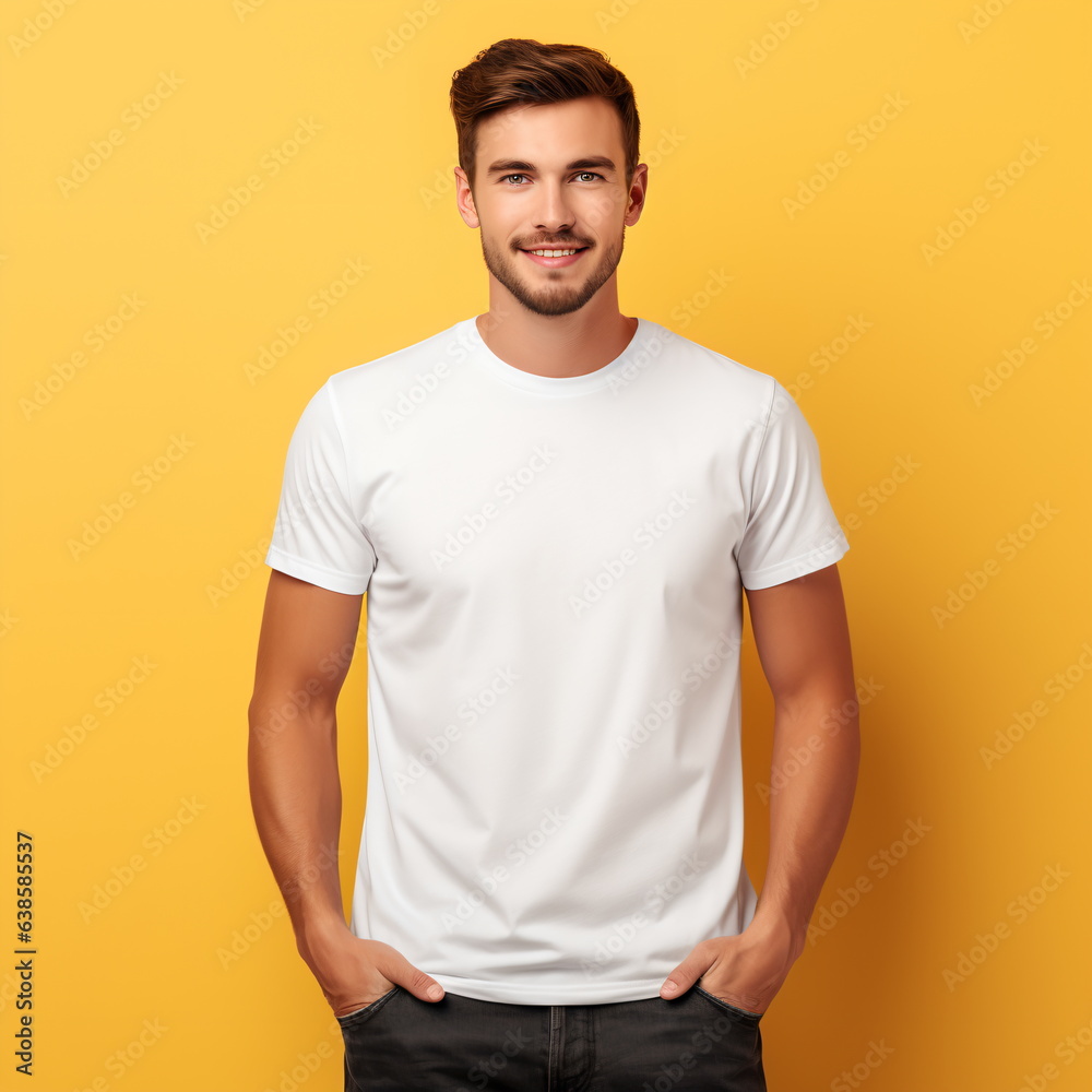 guy in basic white t-shirt guy in basic white t-shirt