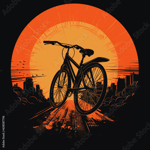 Bike logo, Generative AI