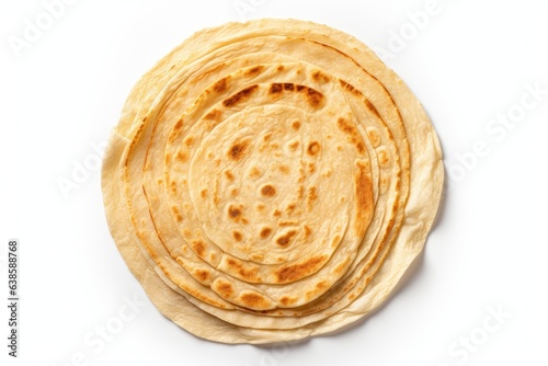 close up of a stack of tortilla photo