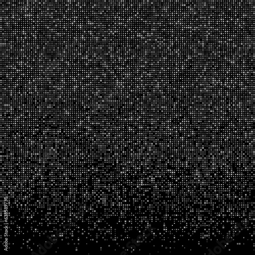 Amazing geometric matrix background in grey colors. Powerful square vector illustration.
