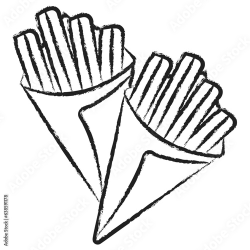 Hand drawn Churro icon