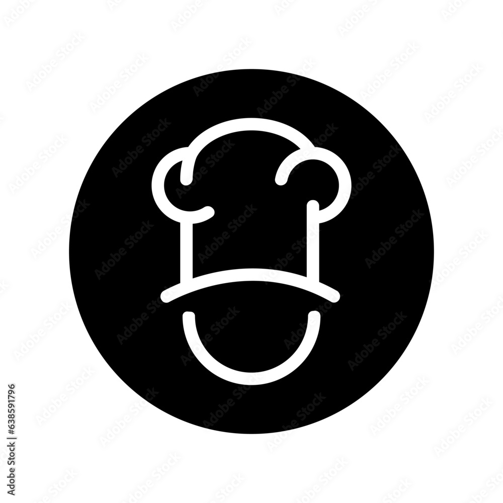Chef hat icon vector. Cook illustration sign. kitchen symbol. Chef hat icon vector. Cook illustration sign. kitchen symbol.