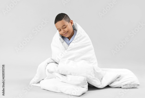 Little African-American boy...