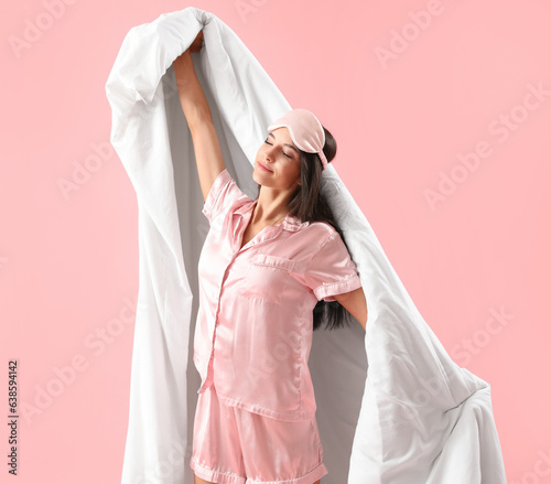 Beautiful happy young woman...