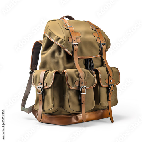backpack isolated on white