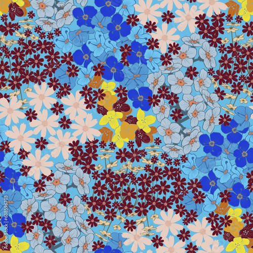pattern with flowers © Inna Soboleva