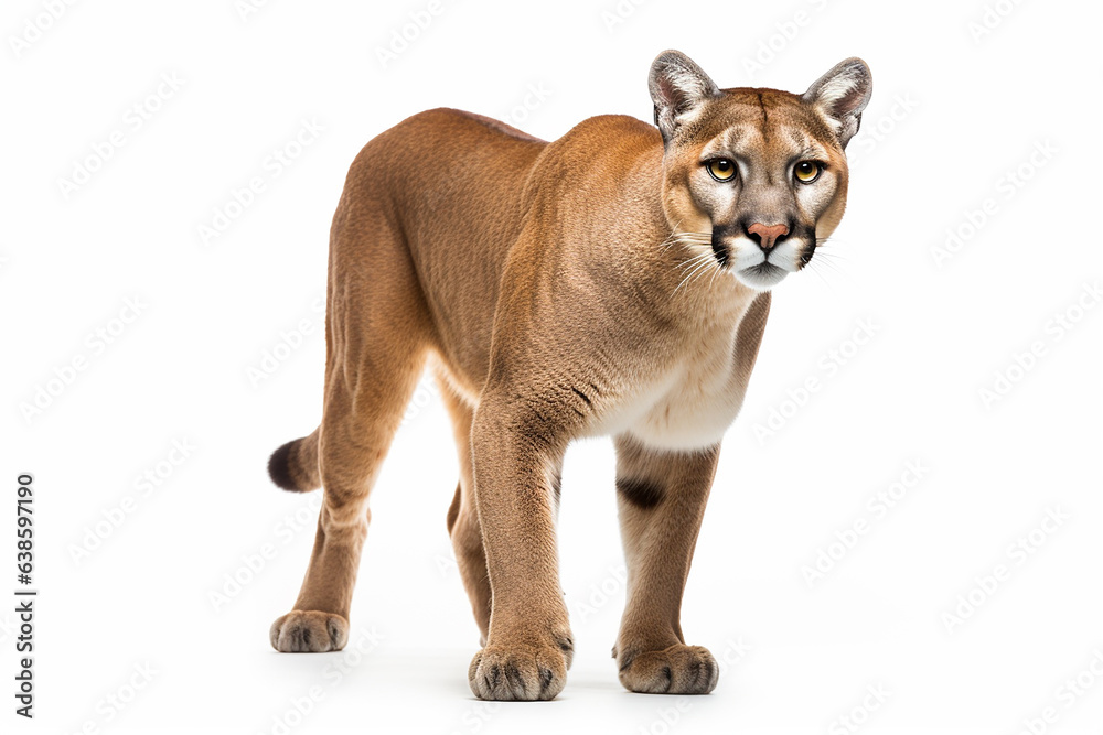 Obraz premium Standing Puma Front View