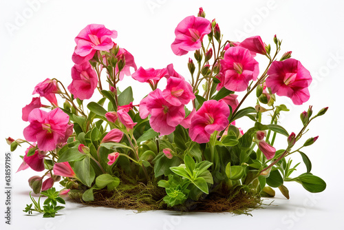 pink tulips in a pot