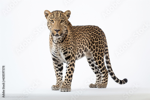 Standing Leopard