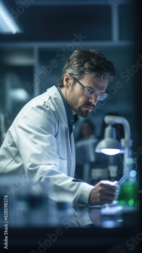 Portrait of a scientist working in the laboratory