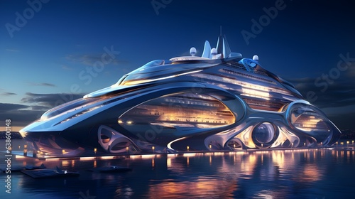 futuristic cruise ship © 1_0r3
