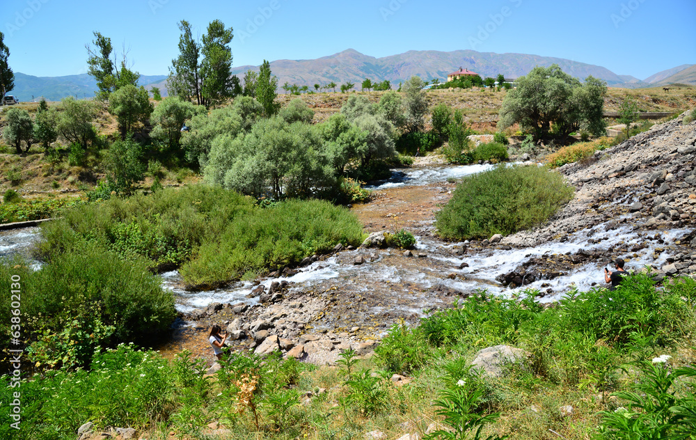 Munzur Valley and River is in Tunceli, Turkey.