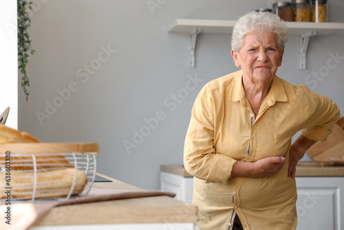 Senior woman having heart a...