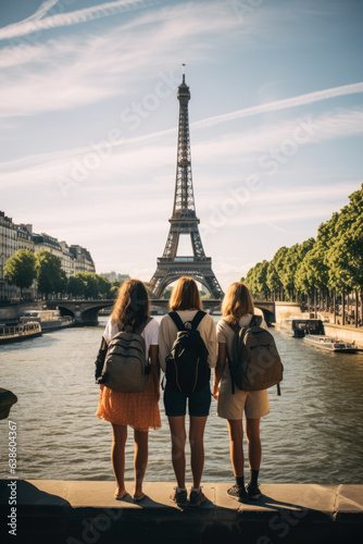 Tourists exploring city landmarks  © fotogurmespb