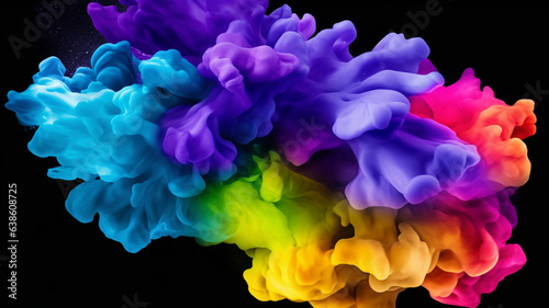 background of colorful splashes 