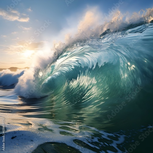 the wave of the sea