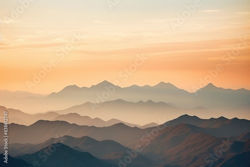 Mountain Range: Peaks Touching the Sky