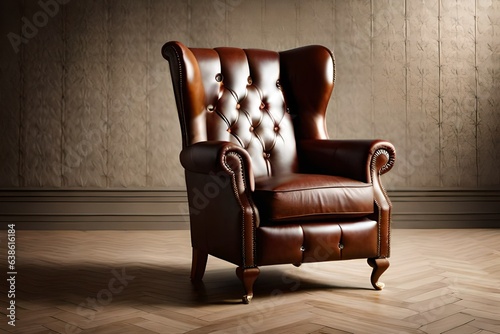 classic armchair in a room