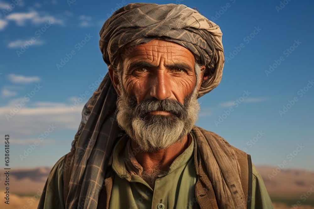 Obraz premium Portrait of a farmer.