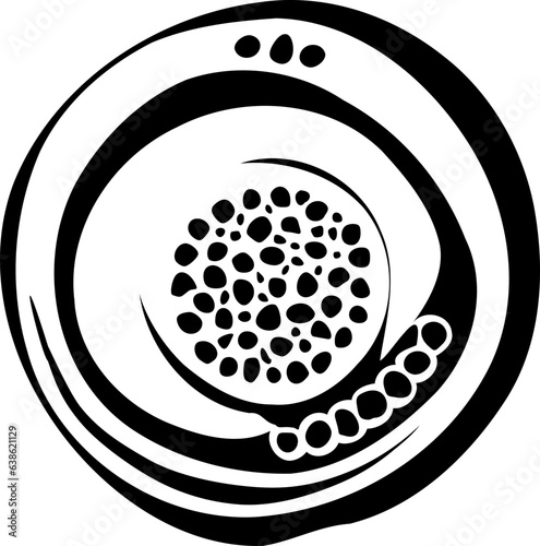 Vektor Symbol - Abstrakter moderner Kreis - Veränderung und Wandel - Religion