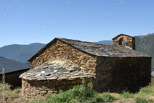 Sant Esteve church in Juberri, Sant Julia de Loria, Andorra photo