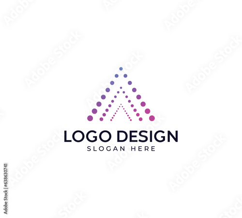A letter logo design on luxury background. A monogram initials letter logo concept. A letter icon design. A elegant and Professional black letter icon on white background.