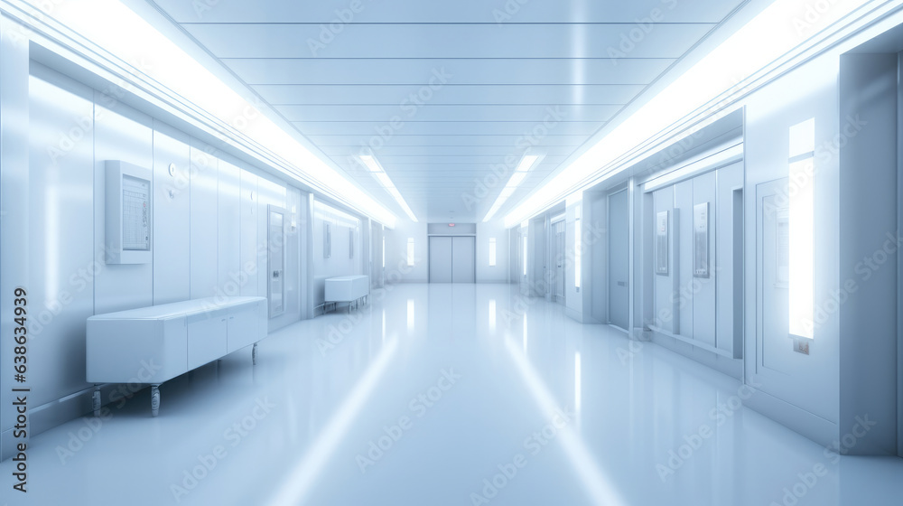 Fototapeta premium Corridor in hospital.