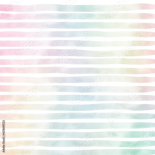 Rainbow Hand Drawn Stripe Overlay