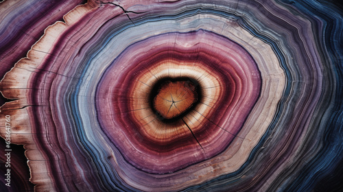 Tree rings cross section of polished petrified wood, background design