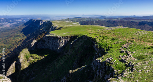 Views of Beriain mountain and surrounding area in the Basque Country (Spain) photo