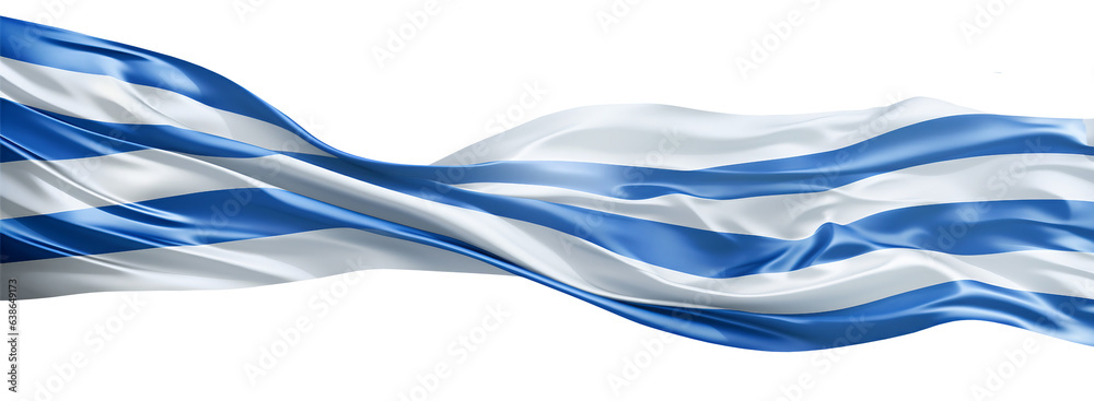 Obraz premium Waving Flag of Greece Decoration. Ai Generative