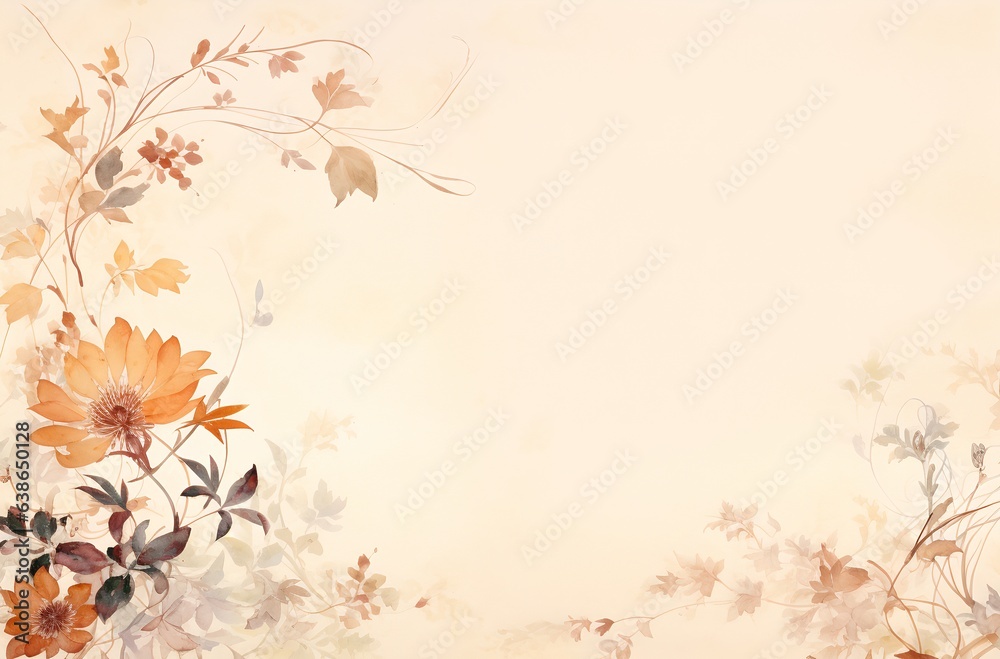 Autumn leaves, generative ai Autumn leaves, generative ai