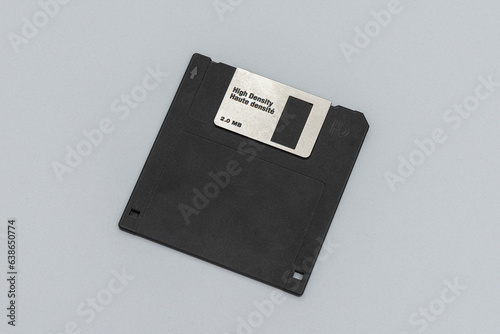 3.5 Inch Floppy disk front view.