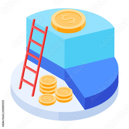 Pack of Benefit Polices Isometric Icons 
