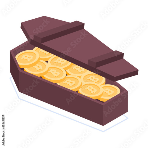 Pack of Benefit Polices Isometric Icons 

