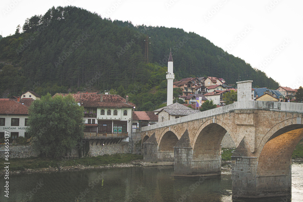 view of the old town bosnia